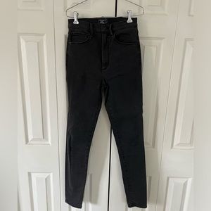Abercrombie and fitch ultra high rise super skinny jeans